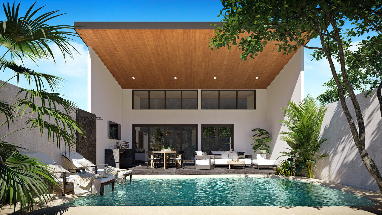 Luz-Del-Mar-Pool House Exterior during Daytime<br />